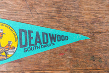 Load image into Gallery viewer, Deadwood SD Pennant Vintage Mini Teal South Dakota Wall Decor - Eagle&#39;s Eye Finds
