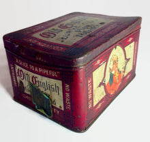 Load image into Gallery viewer, Antique Red Tobacco Tin - Old English  Made by the American Tobacco Company - Eagle&#39;s Eye Finds
