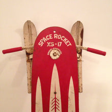 Load image into Gallery viewer, Atomic Era Space Rocket Vintage Sled with Orbit Control by Viking Division - Eagle&#39;s Eye Finds
