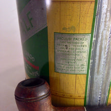 Load image into Gallery viewer, Half and Half Smoking Tobacco Tin Vintage Storage Container - Eagle&#39;s Eye Finds
