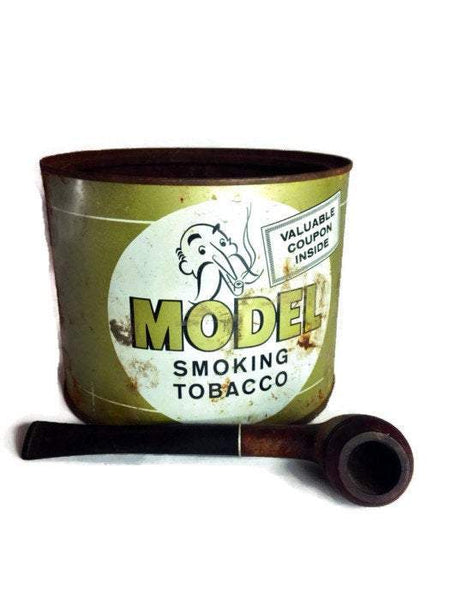 model tobacco sign Model Tobacco Tin Vintage Smoking Tobacco Advertising Limited Edition –  Eagle's Eye Finds