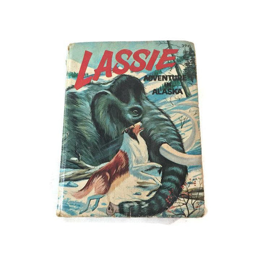 Big Little Chidren's Antique Book Lassie Adventure in Alaska - Eagle's Eye Finds