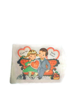 Load image into Gallery viewer, Die Cut Children&#39;s 1950&#39;s Gibson Valentine - Eagle&#39;s Eye Finds
