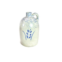 Load image into Gallery viewer, RRP Roseville Stoneware Pottery Jug Blue Wheat Vintage - Eagle&#39;s Eye Finds
