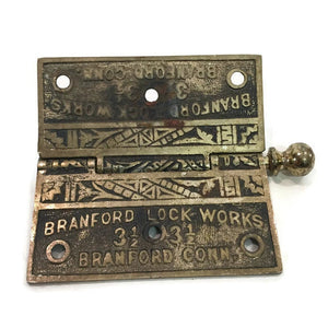 Eastlake Ornate Ball Top Hinges - Eagle's Eye Finds