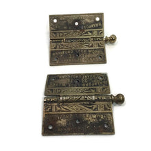 Load image into Gallery viewer, Eastlake Ornate Ball Top Hinges - Eagle&#39;s Eye Finds
