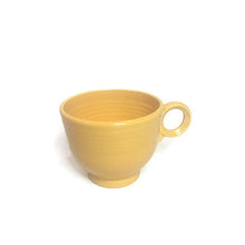 Load image into Gallery viewer, Yellow Fiestaware Tea Cup and Saucer - Eagle&#39;s Eye Finds
