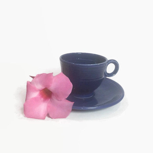 Cobalt Blue Fiestaware Tea Set Vintage - Eagle's Eye Finds