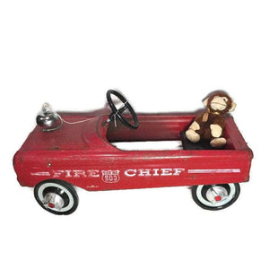 AMF Fire Chief Pedal Car Vintage Fire Fighter Decor - Eagle's Eye Finds