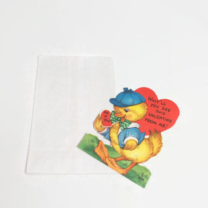 Gibson Die Cut Duck Valentine Vintage - Eagle's Eye Finds