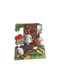 Load image into Gallery viewer, Die Cut Gibson Duck Be Mine Valentine Vintage - Eagle&#39;s Eye Finds
