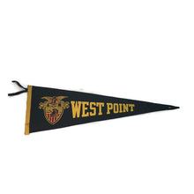 Load image into Gallery viewer, West Point US Military Academy Army Felt Pennant Vintage Wall Decor - Eagle&#39;s Eye Finds
