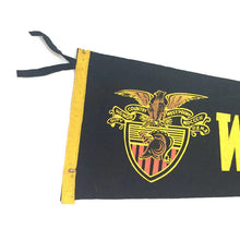 Load image into Gallery viewer, West Point US Military Academy Army Felt Pennant Vintage Wall Decor - Eagle&#39;s Eye Finds
