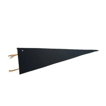 Load image into Gallery viewer, Calgary Canada Black Felt Pennant Vintage - Eagle&#39;s Eye Finds
