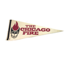 Load image into Gallery viewer, Chicago Fire World Football League Vintage Pennant - Eagle&#39;s Eye Finds
