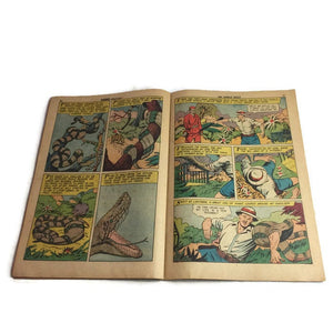 Classics Illustrated On Jungle Trails Vintage Comic Book - Eagle's Eye Finds